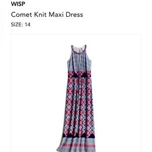 WISP Comet Knit maxi dress - NWT